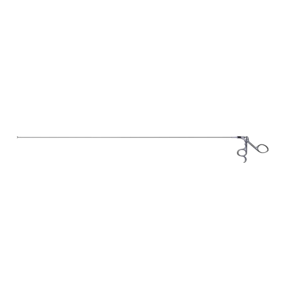 Ureteroscope with surgical forceps